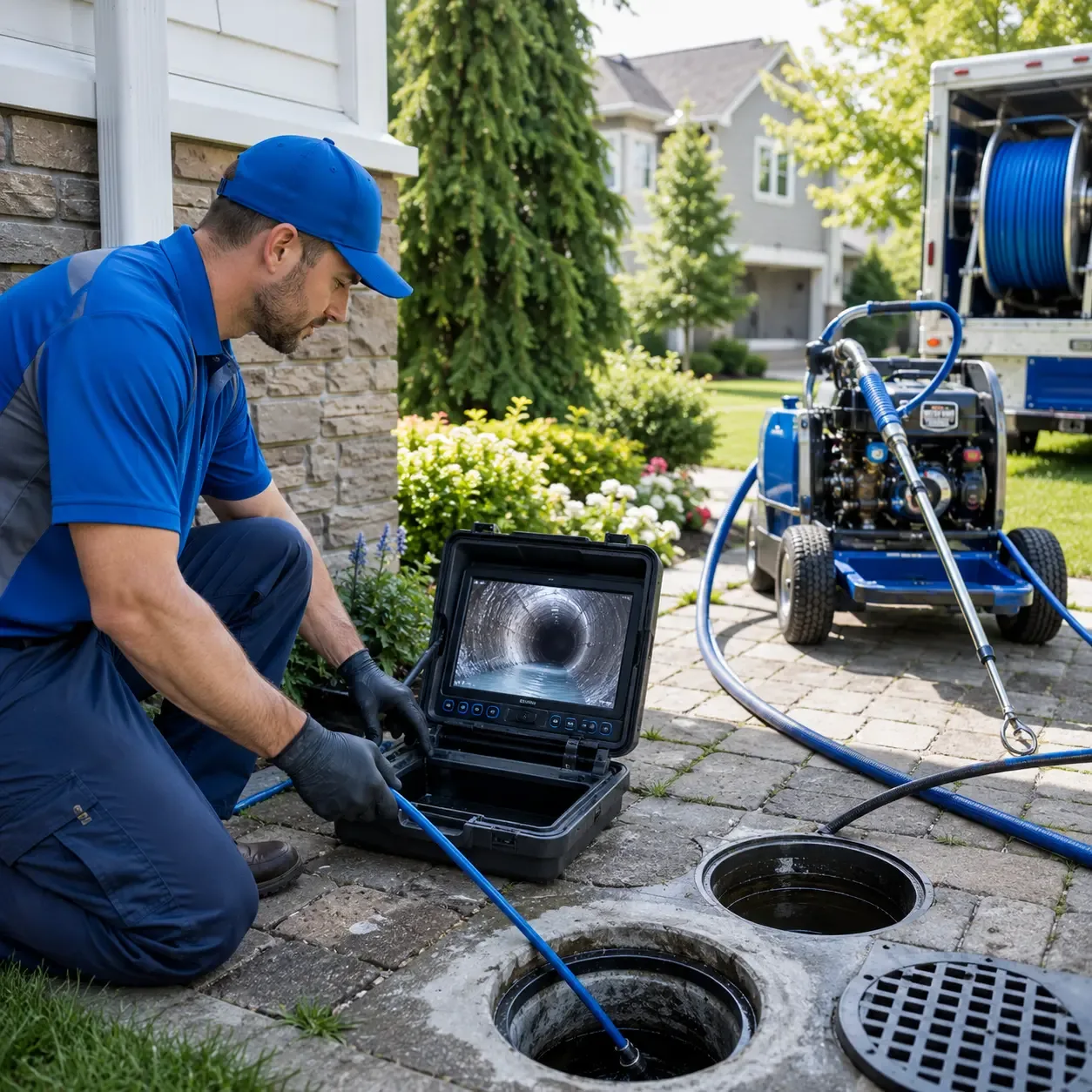 Outdoor drain cleaning professionals serving Sterling, OH