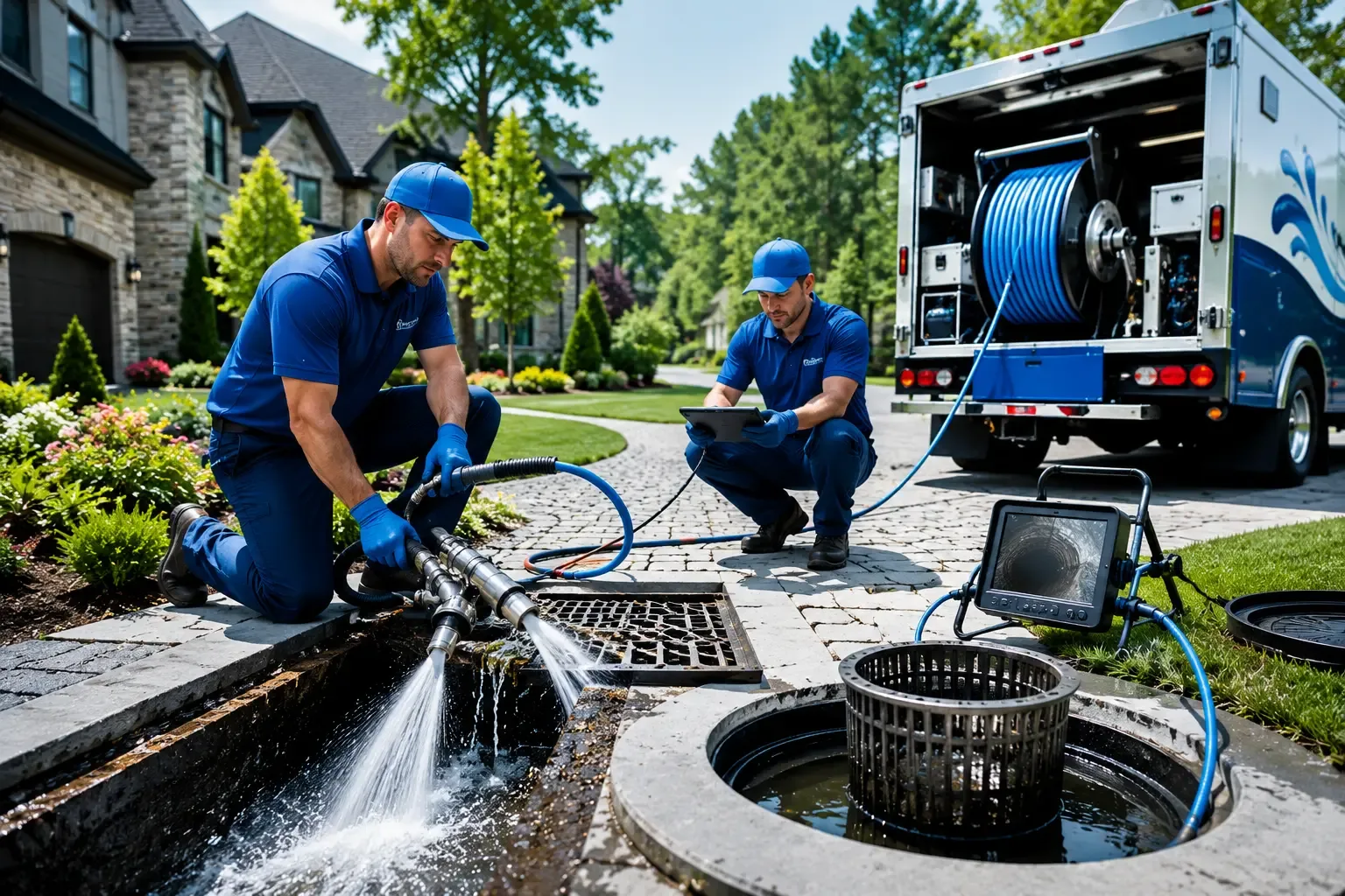 Local outdoor drain cleaning professionals in Sterling, OH