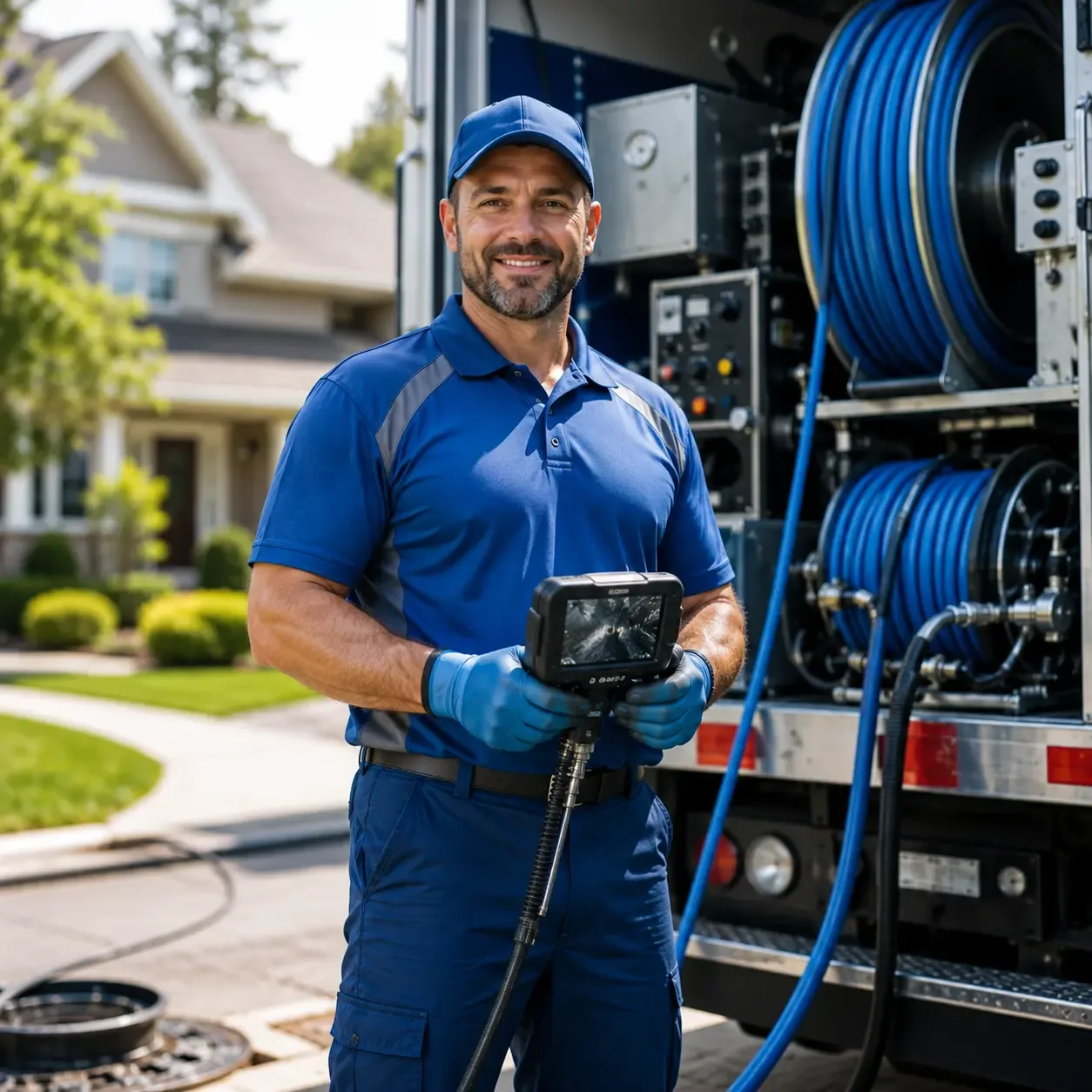 Local outdoor drain cleaning specialists in Sterling, OH